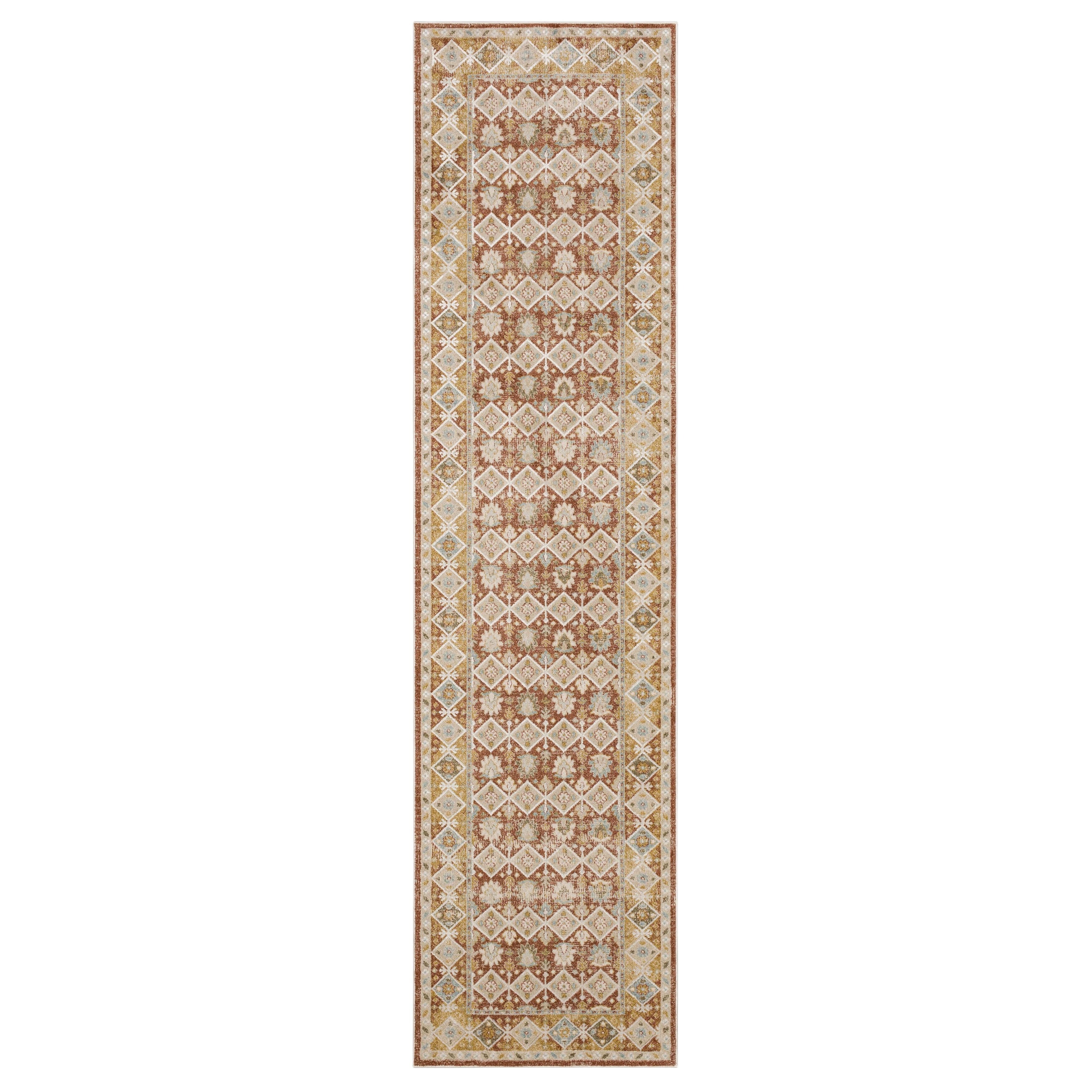 Staveley Terracotta Area Rug