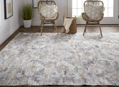 Beckett Transitional Moroccan - Taupe/Gray/Blue Area Rug