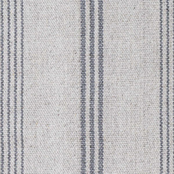 Timeless Harmonious Striped Light Gray Hand-Woven Viscose&Wool Area Rug