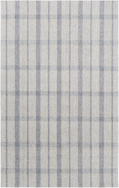 Tartan Stylish Hand-Woven Viscose&Wool Area Rug
