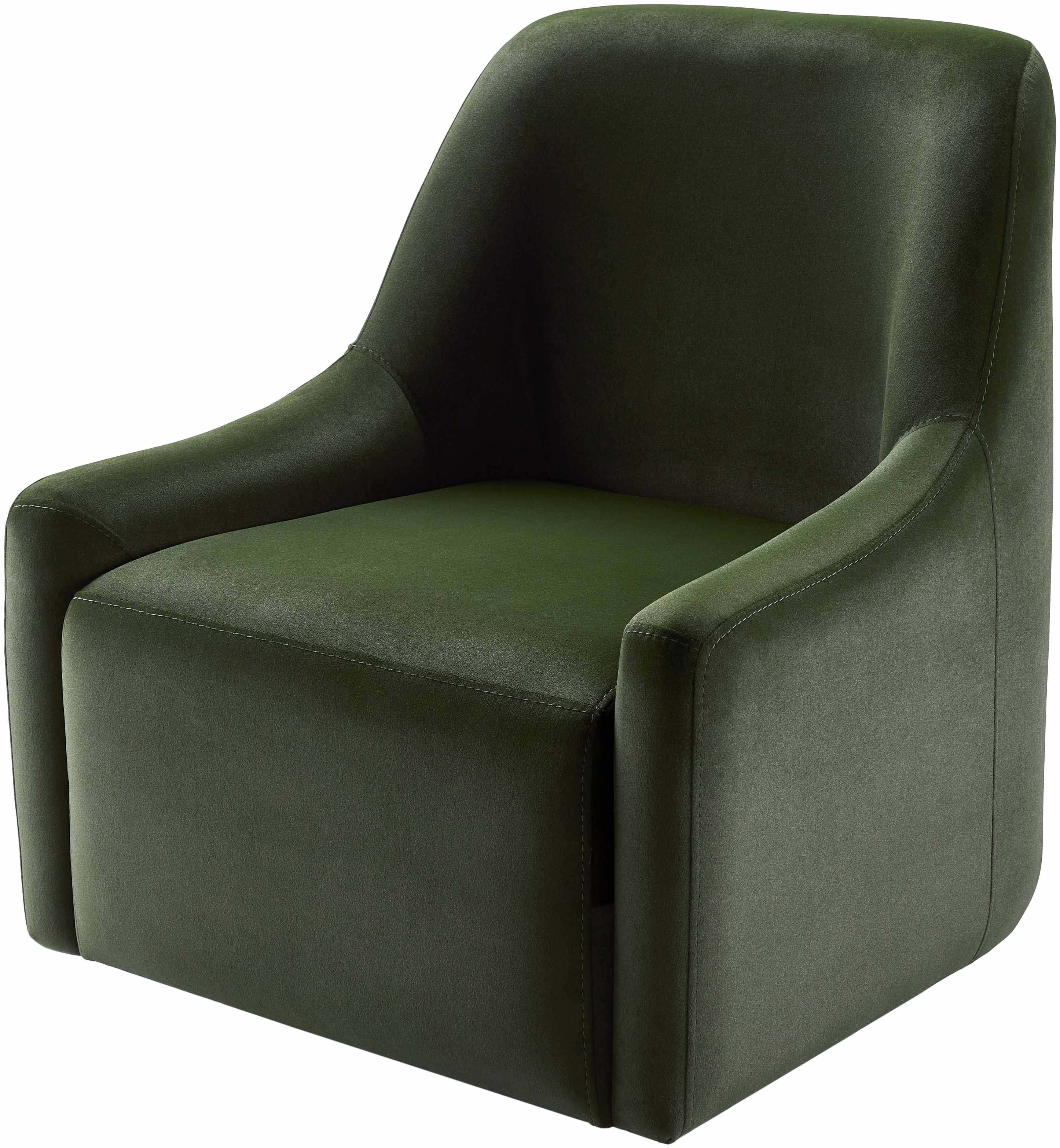 Madrid Dark Green Swivel Chair