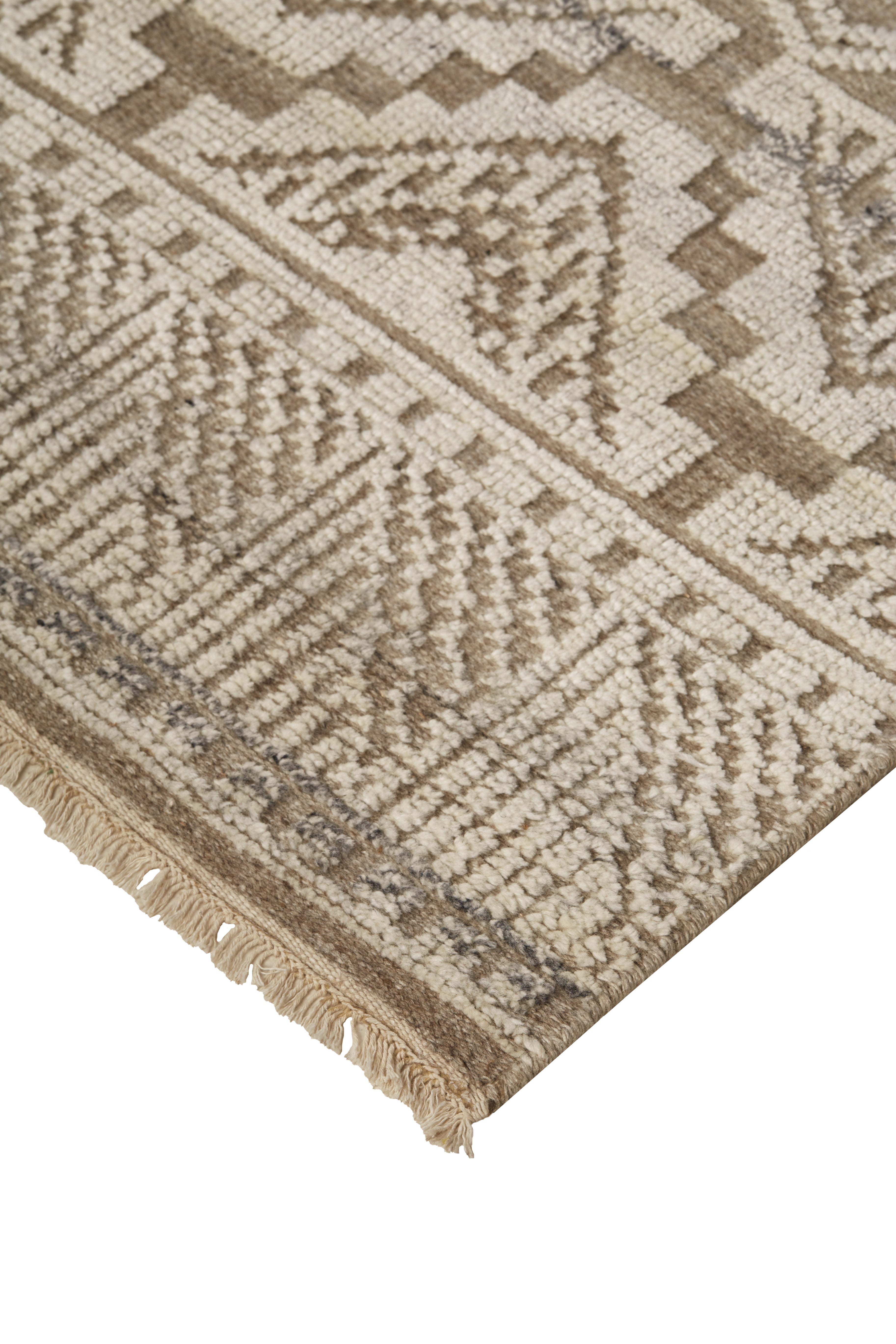 Payton Transitional Diamond - Ivory/Tan/Gray