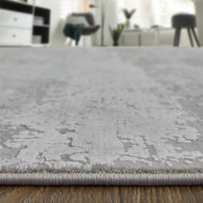 Cadiz Modern Abstract - Taupe/Gray/Silver Area Rug