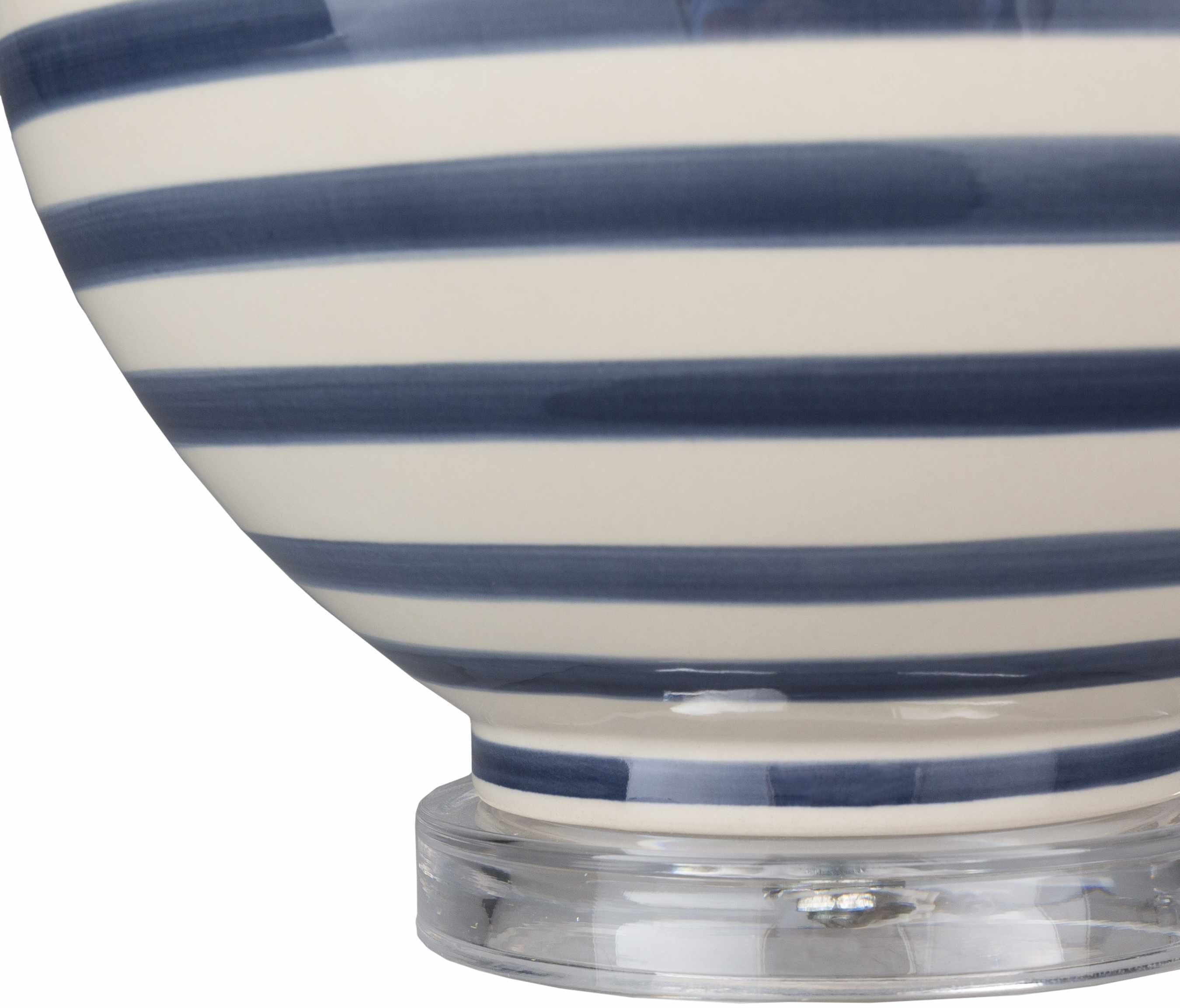Kyoto Traditional Ceramic Navy Table Lamp
