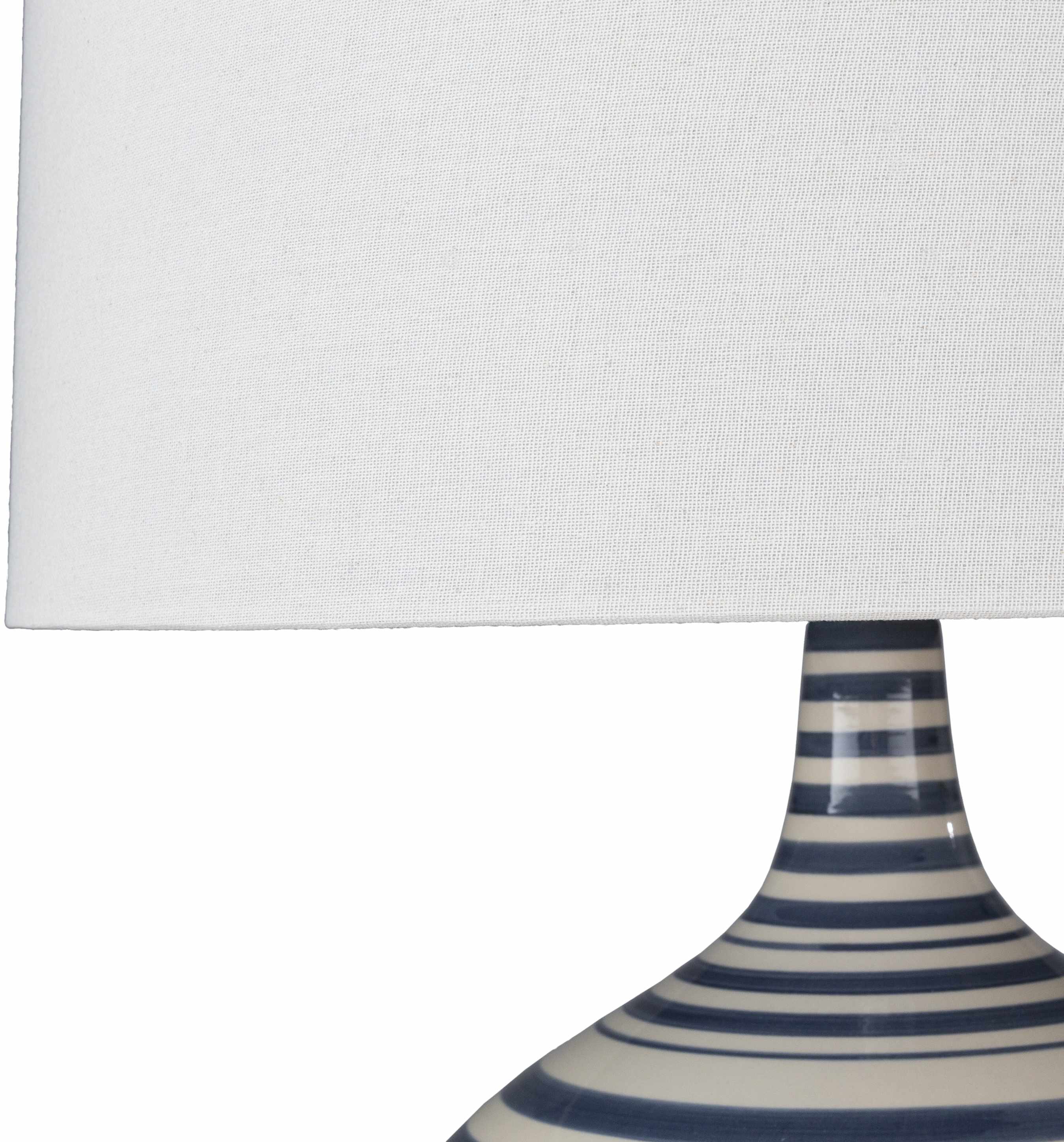 Kyoto Traditional Ceramic Navy Table Lamp