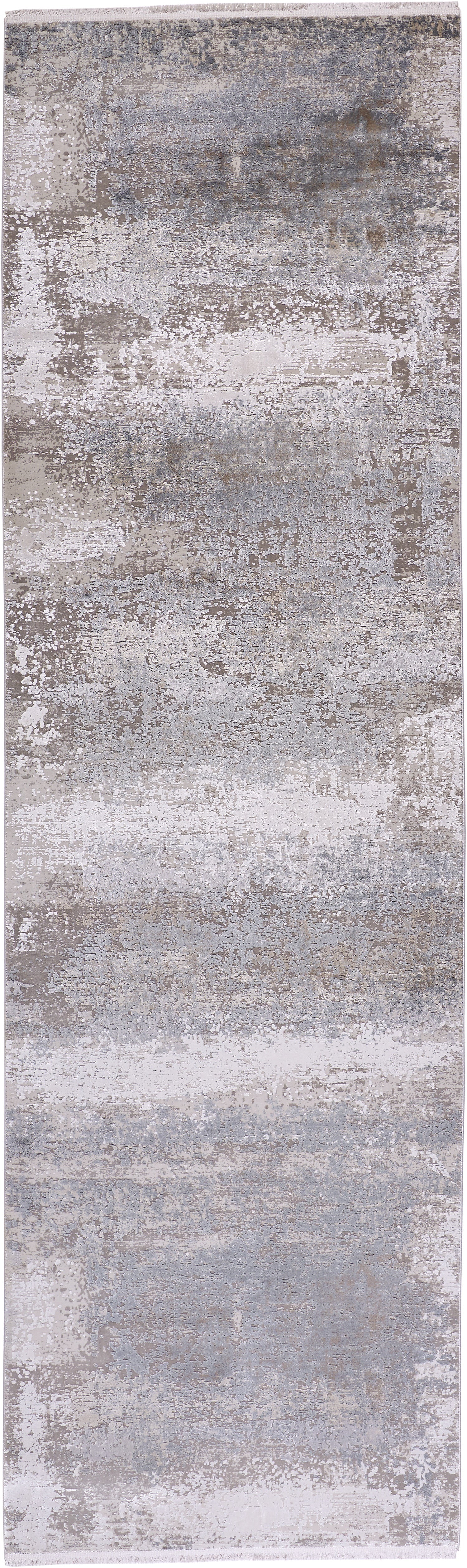 Cadiz Modern Abstract - Taupe/Gray/Silver Area Rug