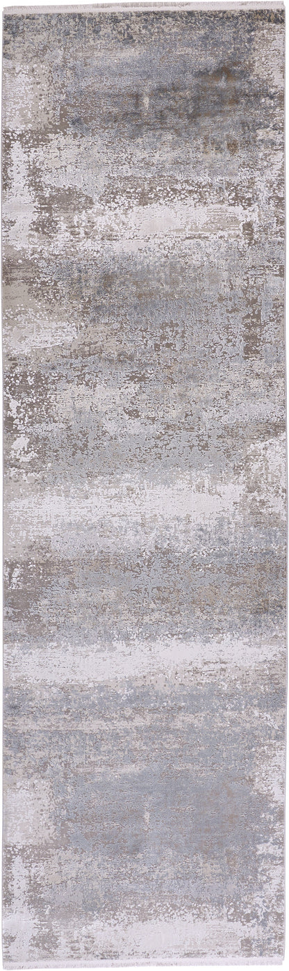 Cadiz Modern Abstract - Taupe/Gray/Silver Area Rug
