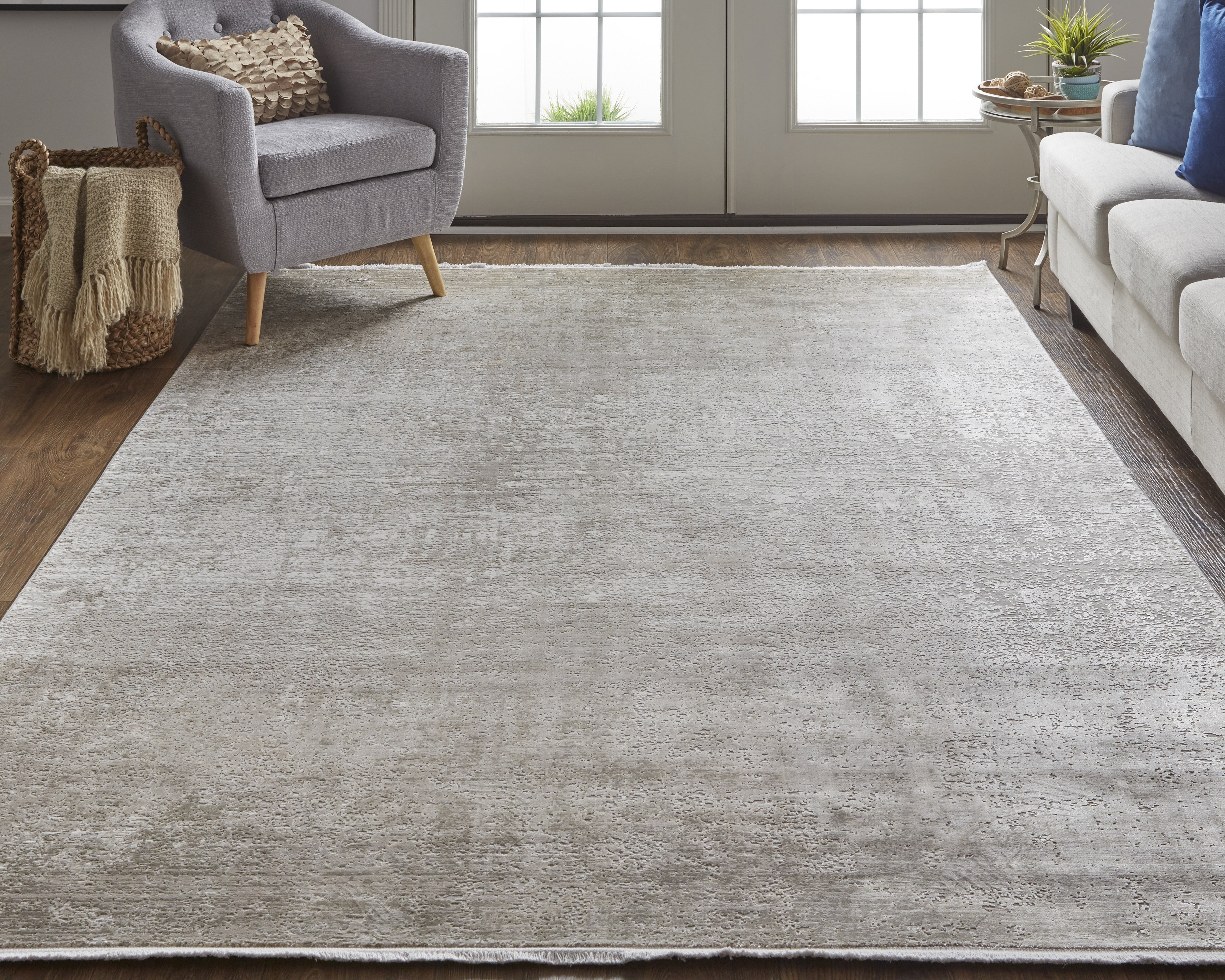 Cadiz Modern Abstract - Tan/Ivory/Gray Area Rug