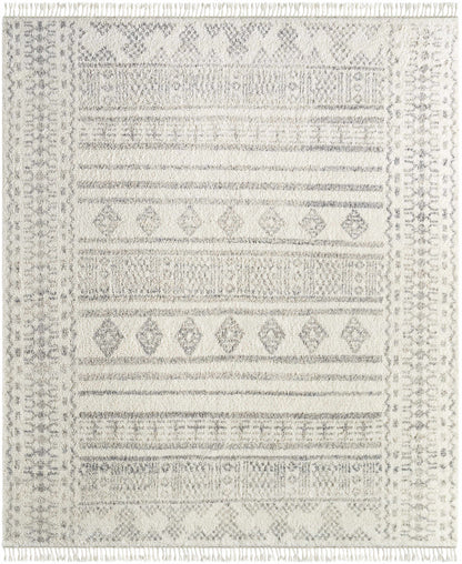 Boho-Chic Thick Hand Knotted Wool Area Rug
