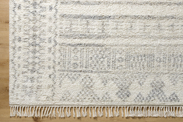 Boho-Chic Thick Hand Knotted Wool Area Rug