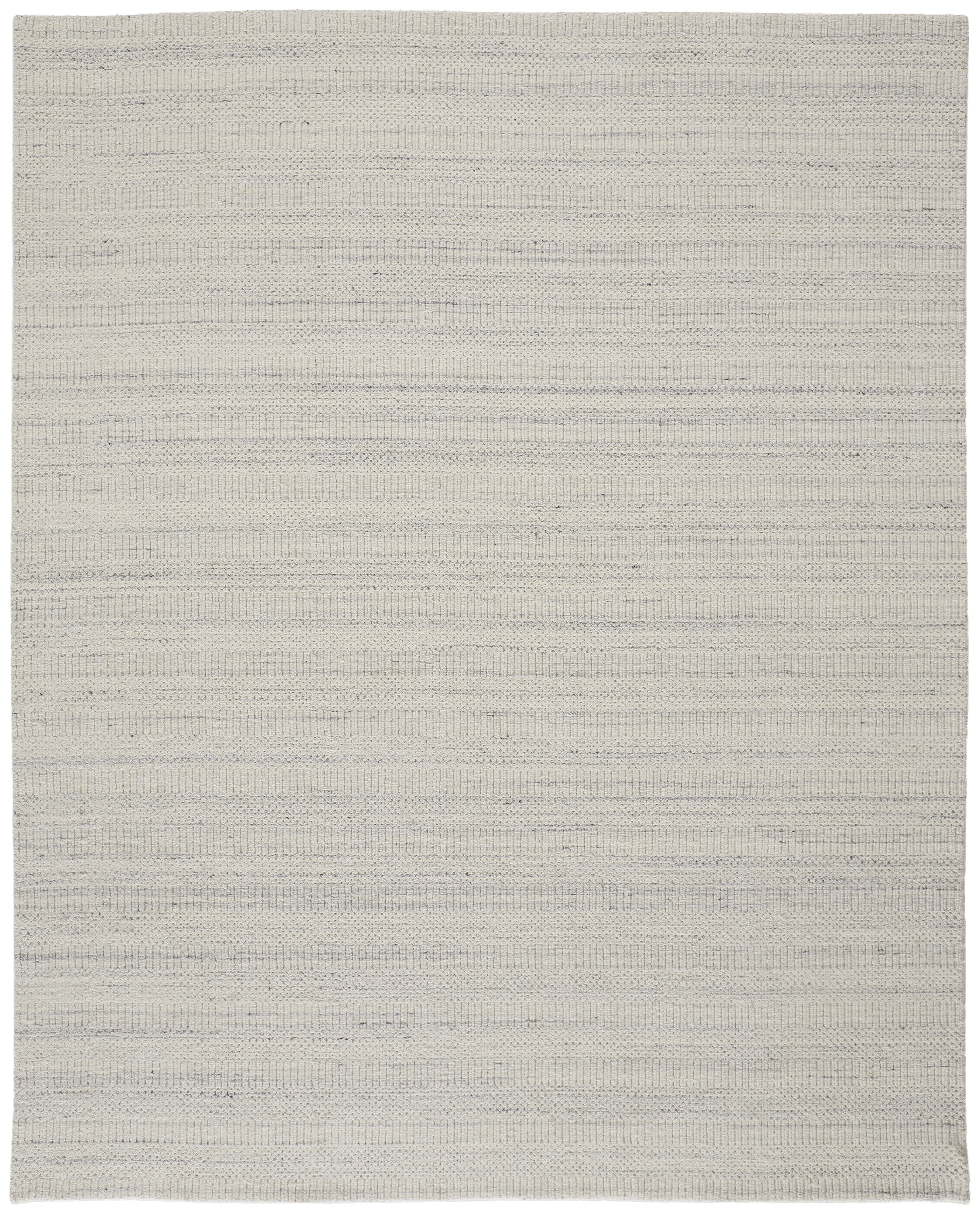 Keaton Transitional Solid - Ivory/Gray