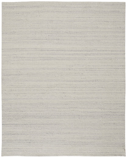 Keaton Transitional Solid - Ivory/Gray