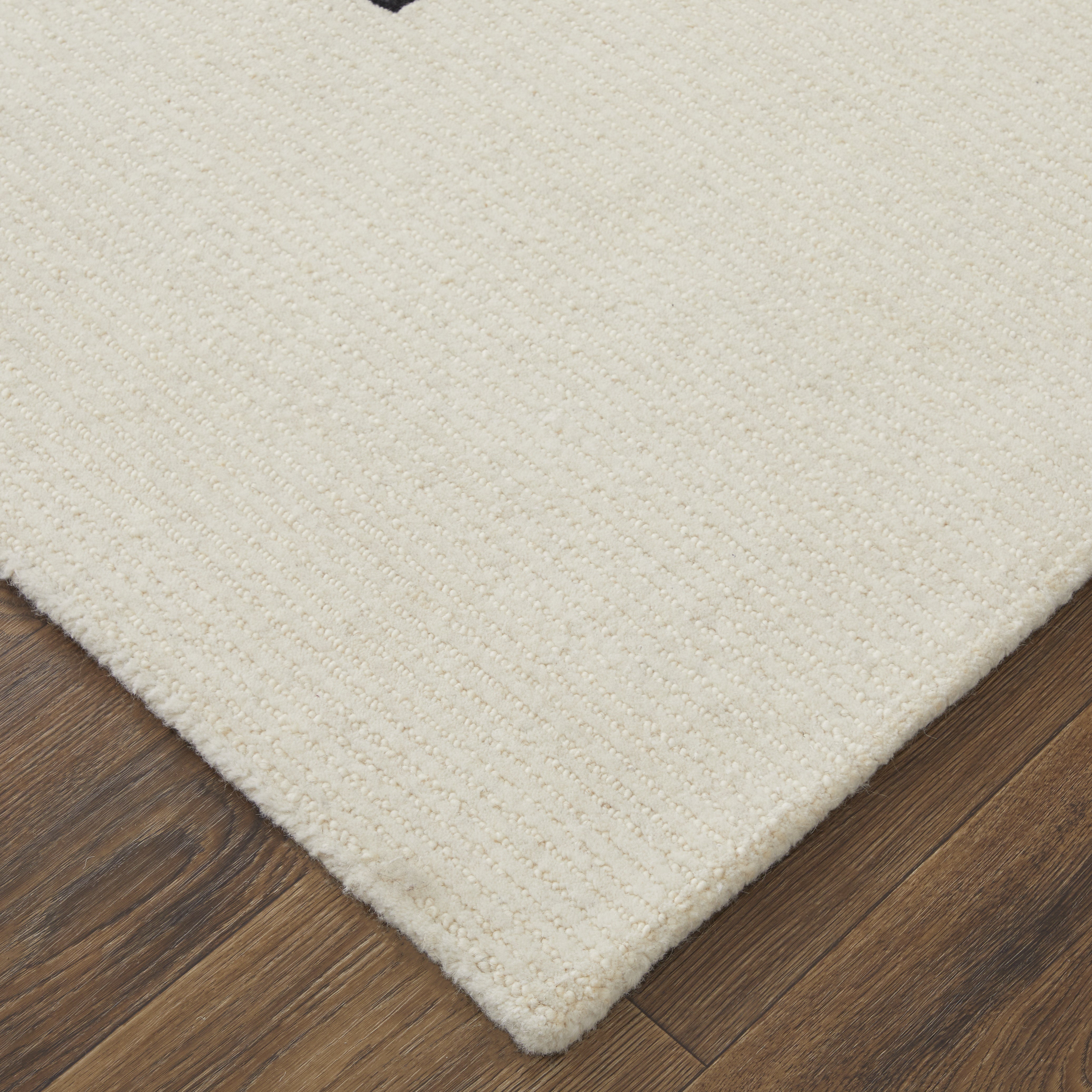 Maguire Transitional Abstract - Ivory/Gray/Black Area Rug