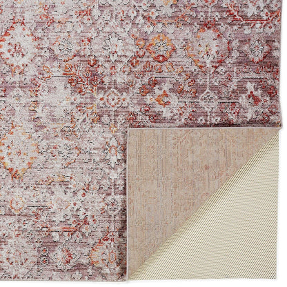 Armant Traditional Damask - Pink/Ivory/Gray