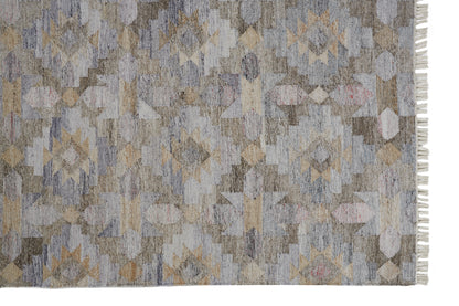 Beckett Transitional Moroccan - Taupe/Gray/Blue Area Rug