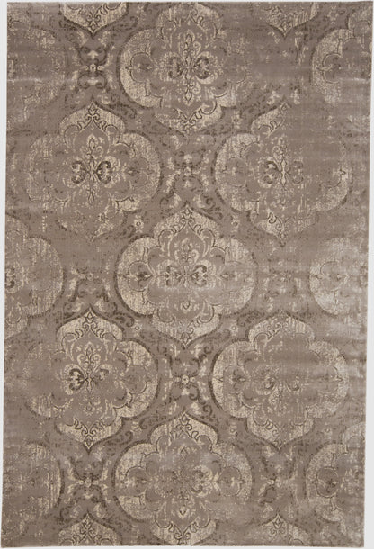 Fiona Transitional Ikat - Taupe/Ivory/Brown