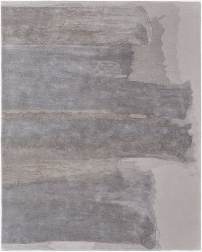 Anya Transitional Abstract - Ivory/Gray Area Rug