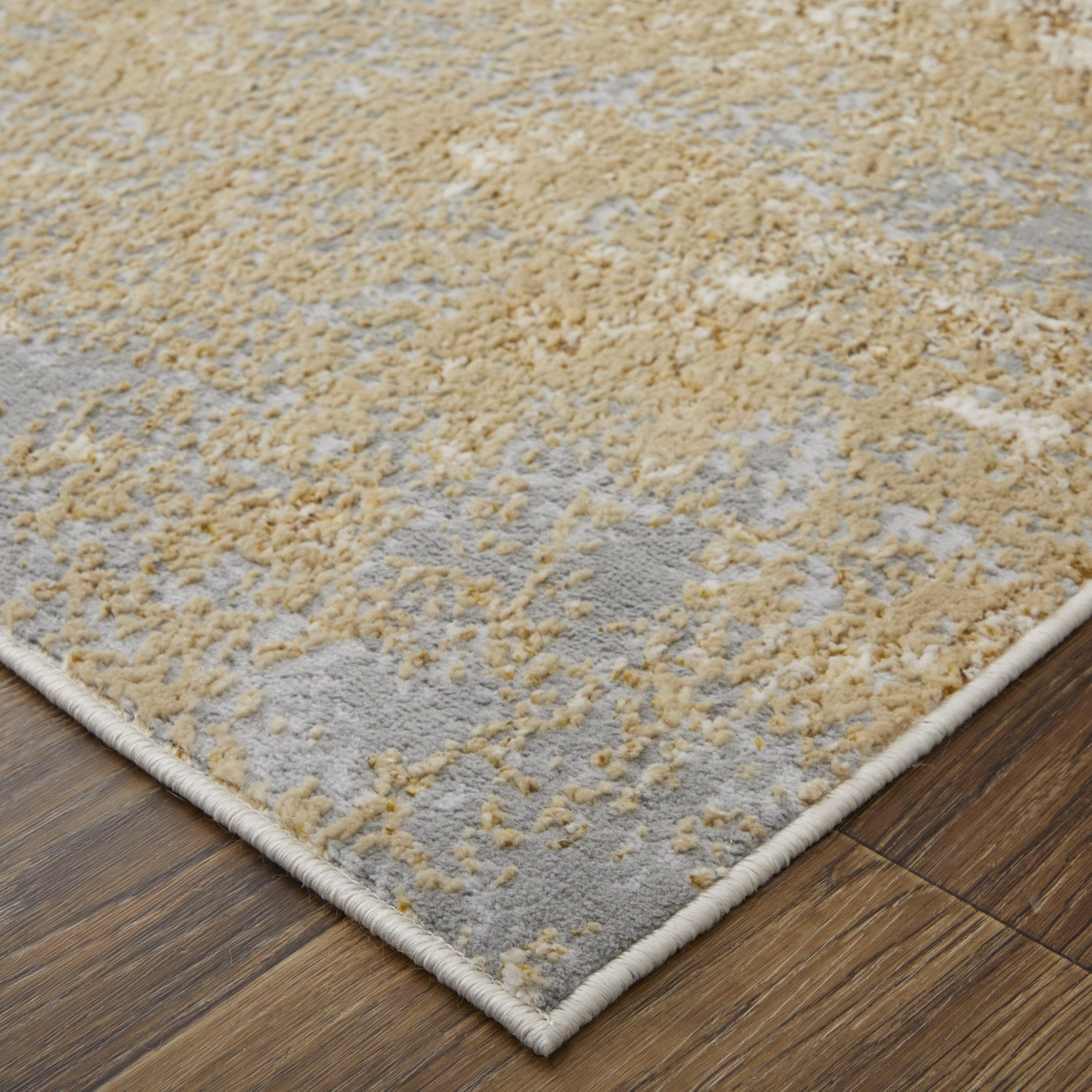 Aura Modern Abstract - Ivory/Brown/Gray Area Rug