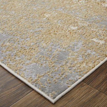 Aura Modern Abstract - Ivory/Brown/Gray Area Rug
