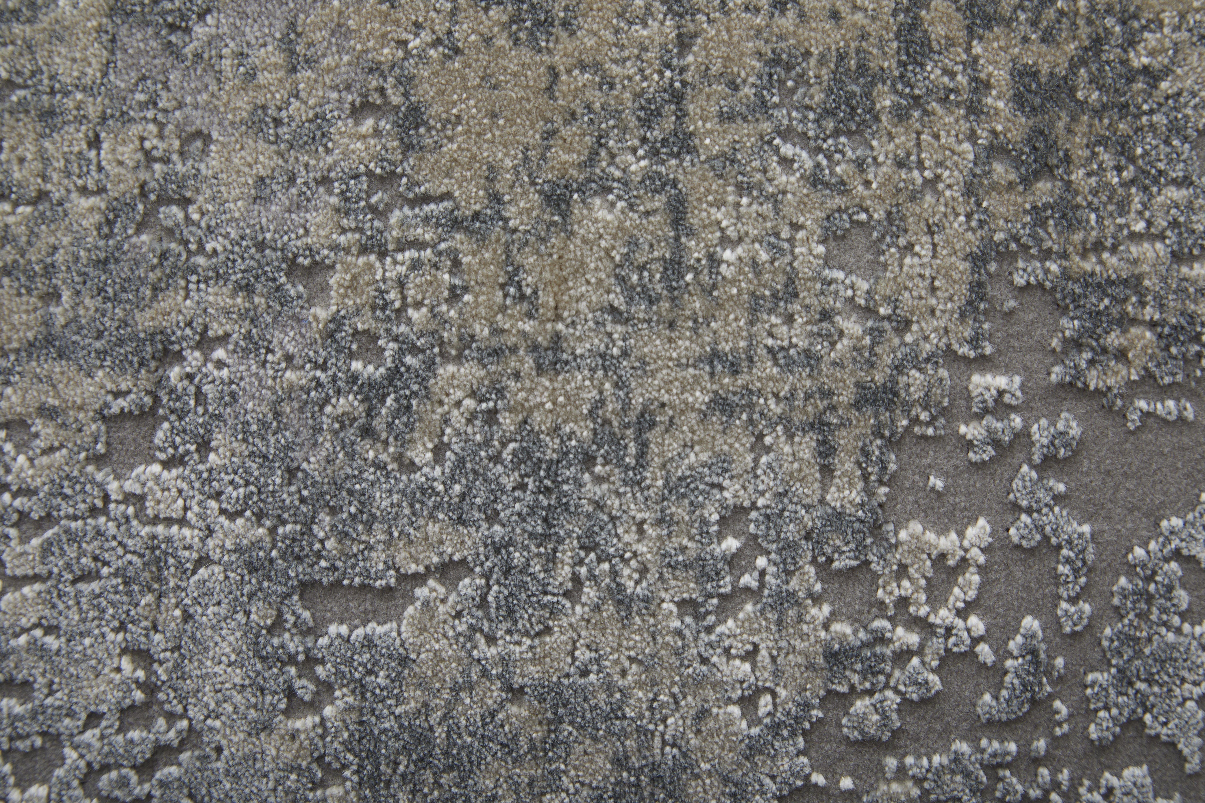 Cadiz Modern Abstract - Taupe/Gray/Silver Area Rug