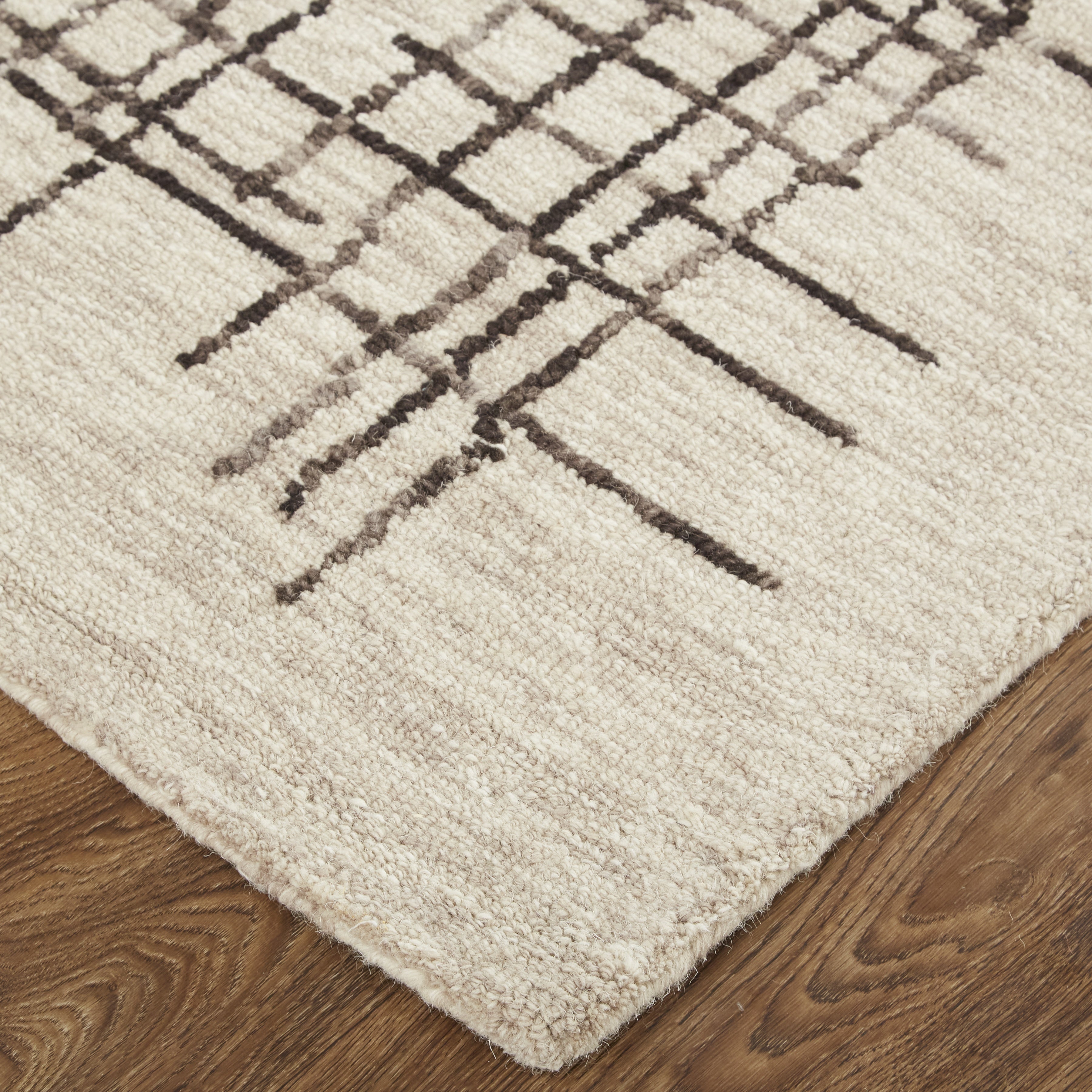 Maddox Transitional Abstract - Tan/Brown Area Rug
