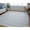 Duprine Transitional Stripes - Blue/Ivory/Tan Area Rug