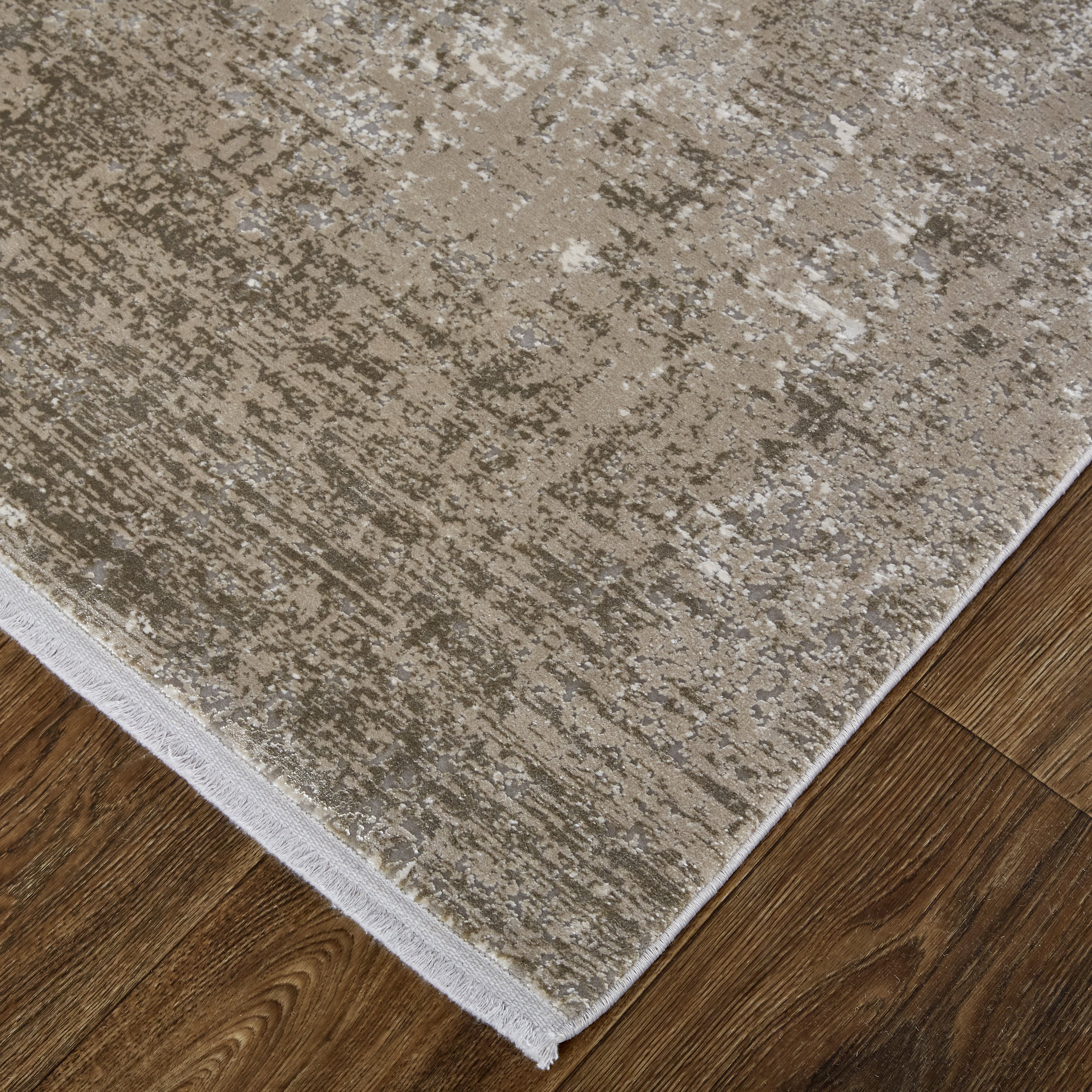 Cadiz Modern Abstract - Tan/Ivory/Gray Area Rug