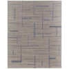 Longridge Modern Geometric - Ivory/Blue Area Rug