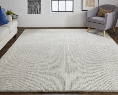 Alford Modern Solid - Ivory/Tan Area Rug