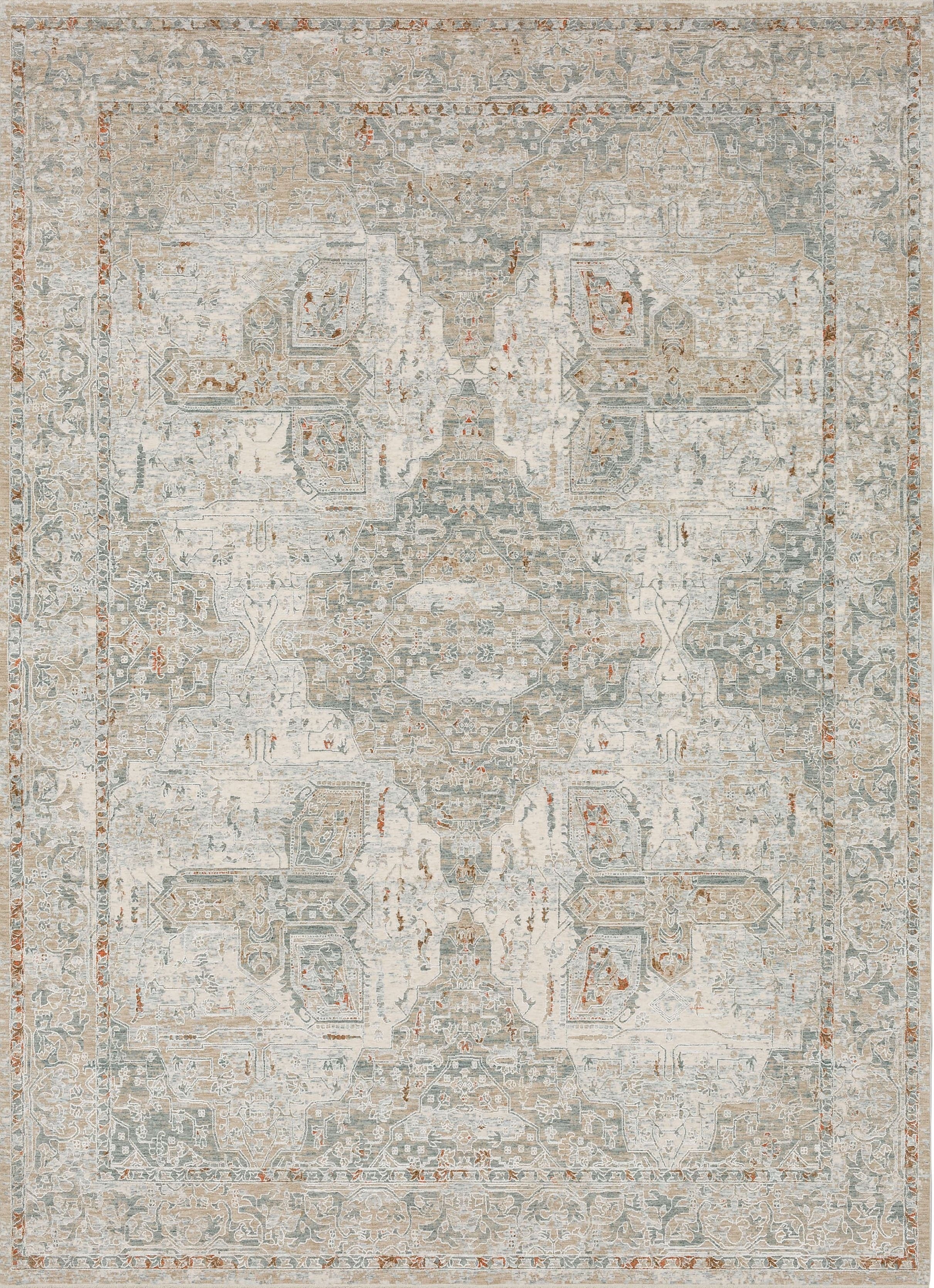 Via Salaria Cream Beige Area Rug