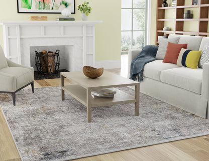 Cadiz Modern Abstract - Ivory/Taupe/Gray Area Rug