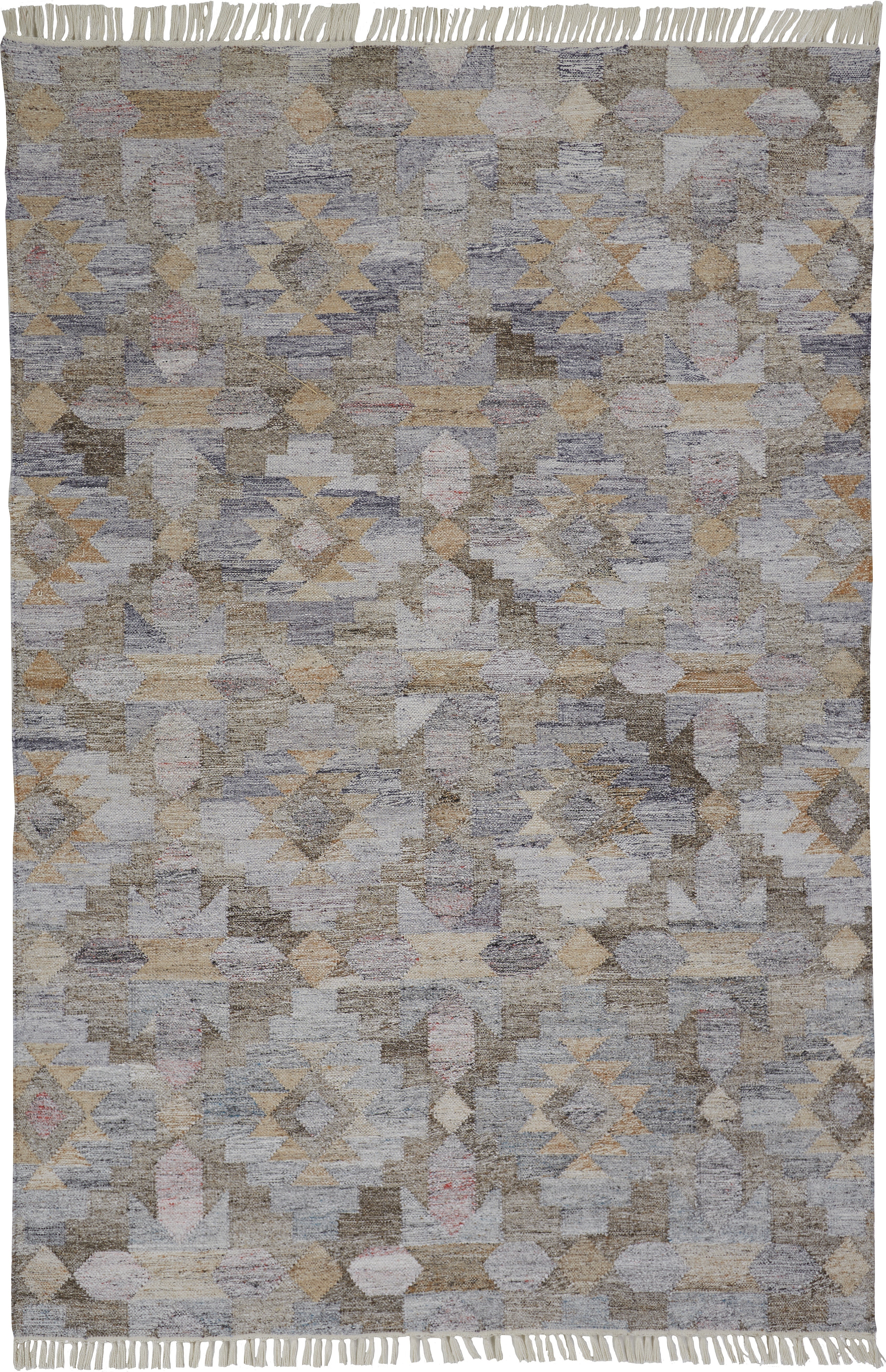Beckett Transitional Moroccan - Taupe/Gray/Blue Area Rug