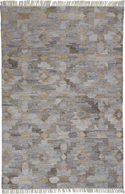 Beckett Transitional Moroccan - Taupe/Gray/Blue Area Rug