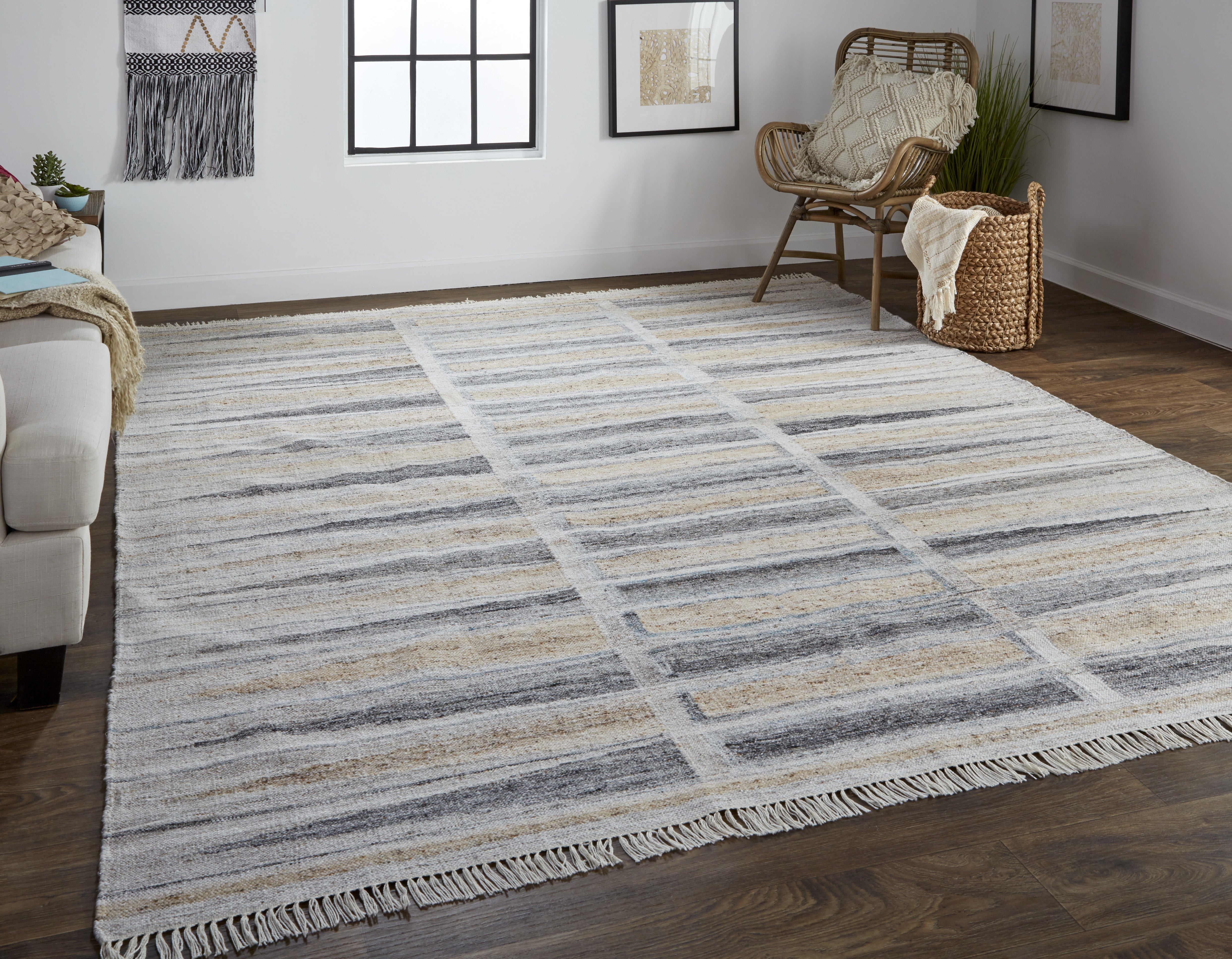 Beckett Transitional Moroccan - Tan/Gray/Taupe Area Rug