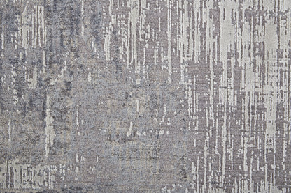 Lennon Transitional Abstract - Taupe/Tan/Blue Area Rug