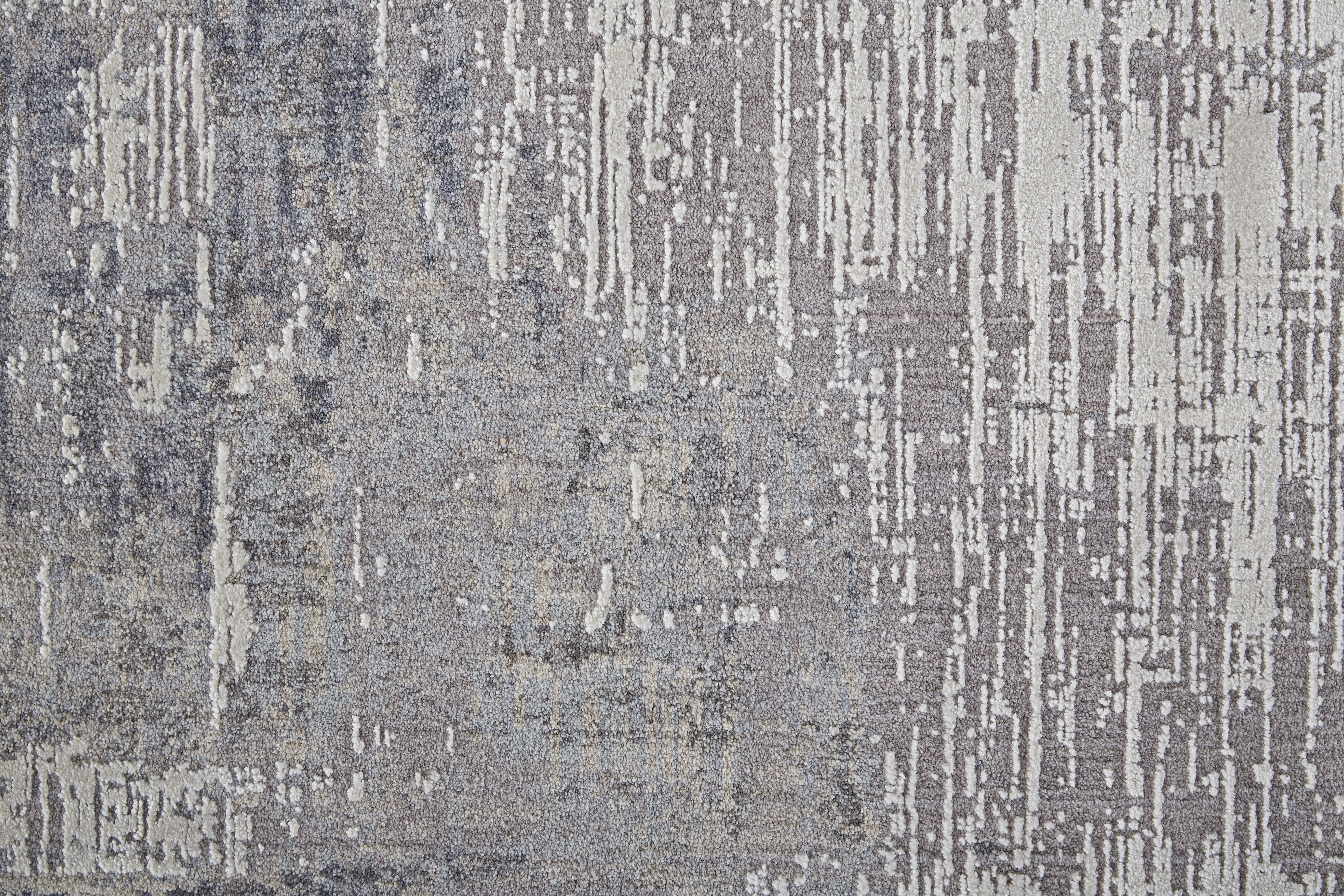 Lennon Transitional Abstract - Taupe/Tan/Blue Area Rug