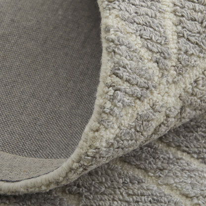 Asher Transitional Geometric - Taupe/Gray/Ivory
