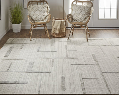 Longridge Modern Geometric - Ivory/Tan Area Rug