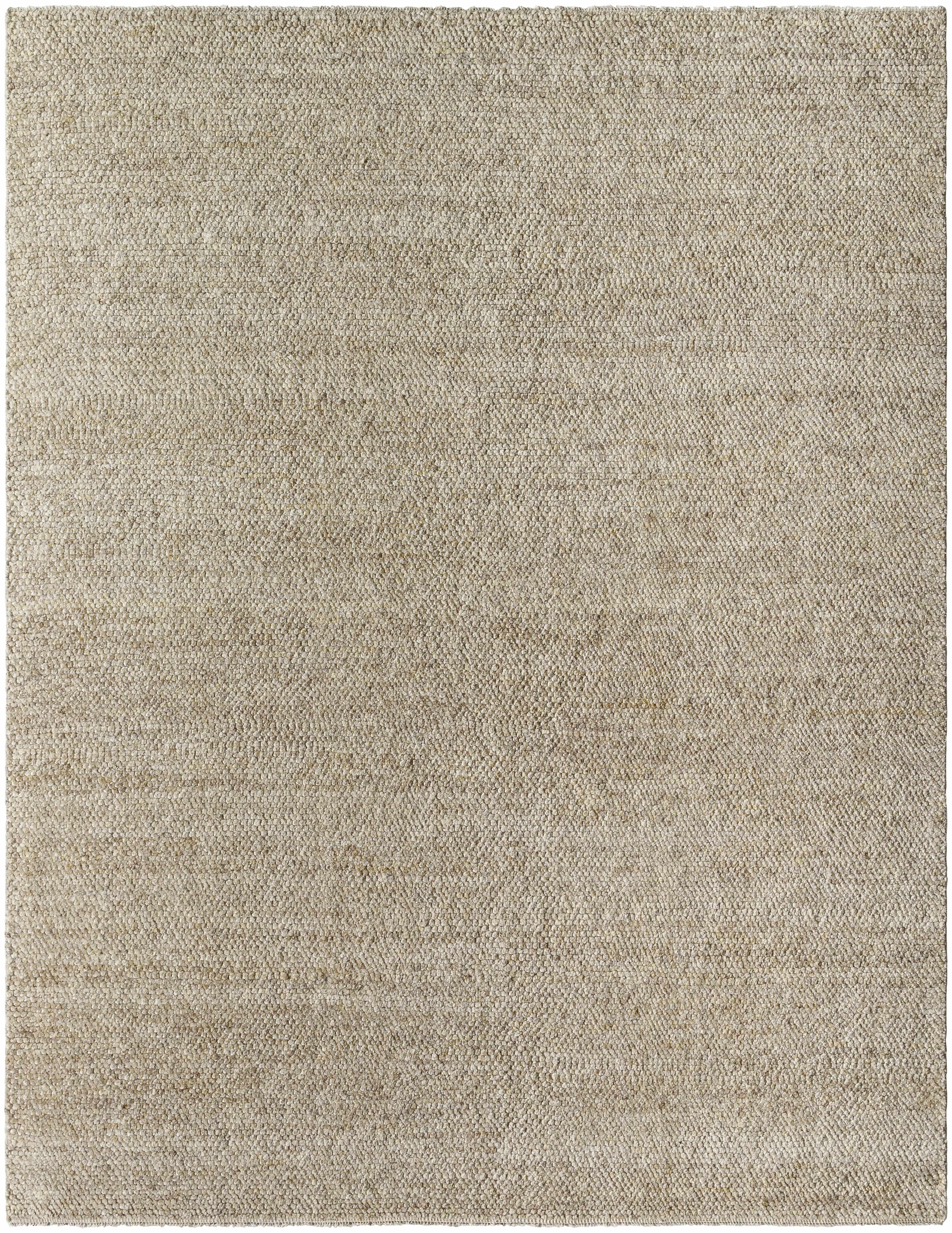 Minimalist Hand-Knotted Wool Area Rug