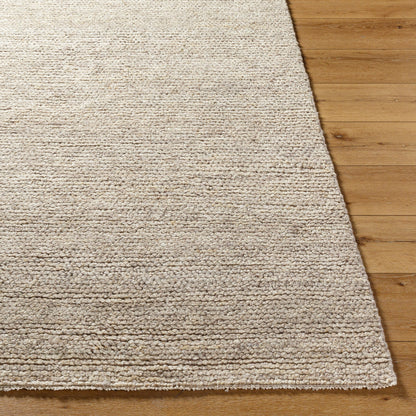 Chic Hand-Knotted Wool Area Rug
