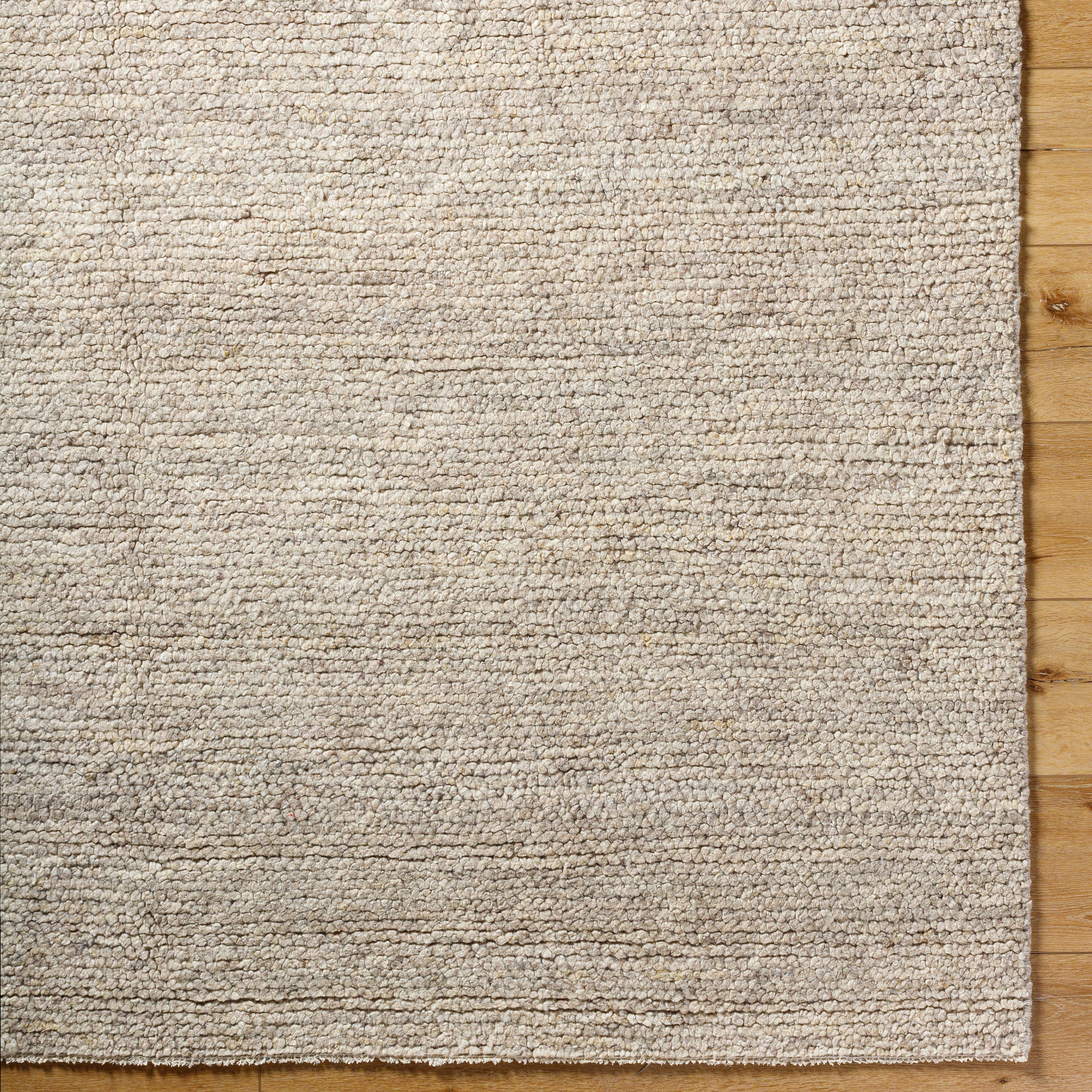 Chic Hand-Knotted Wool Area Rug