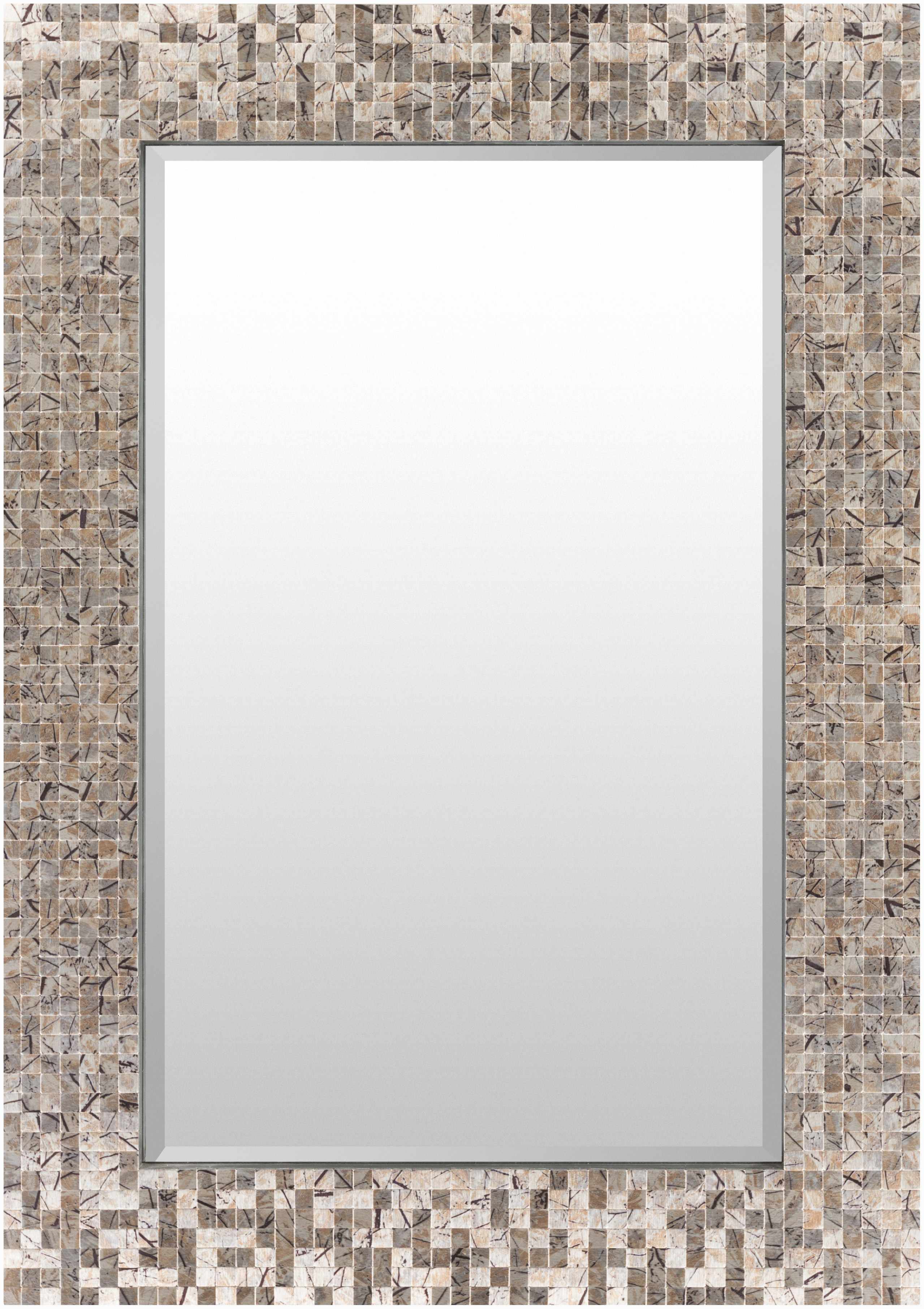 Eye-Catching Mosaic Rectangle Mirror