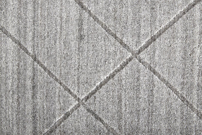 Redford Transitional Solid - Ivory/Silver Area Rug