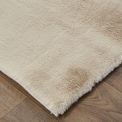 Luxe Velour Modern Solid - Tan Area Rug