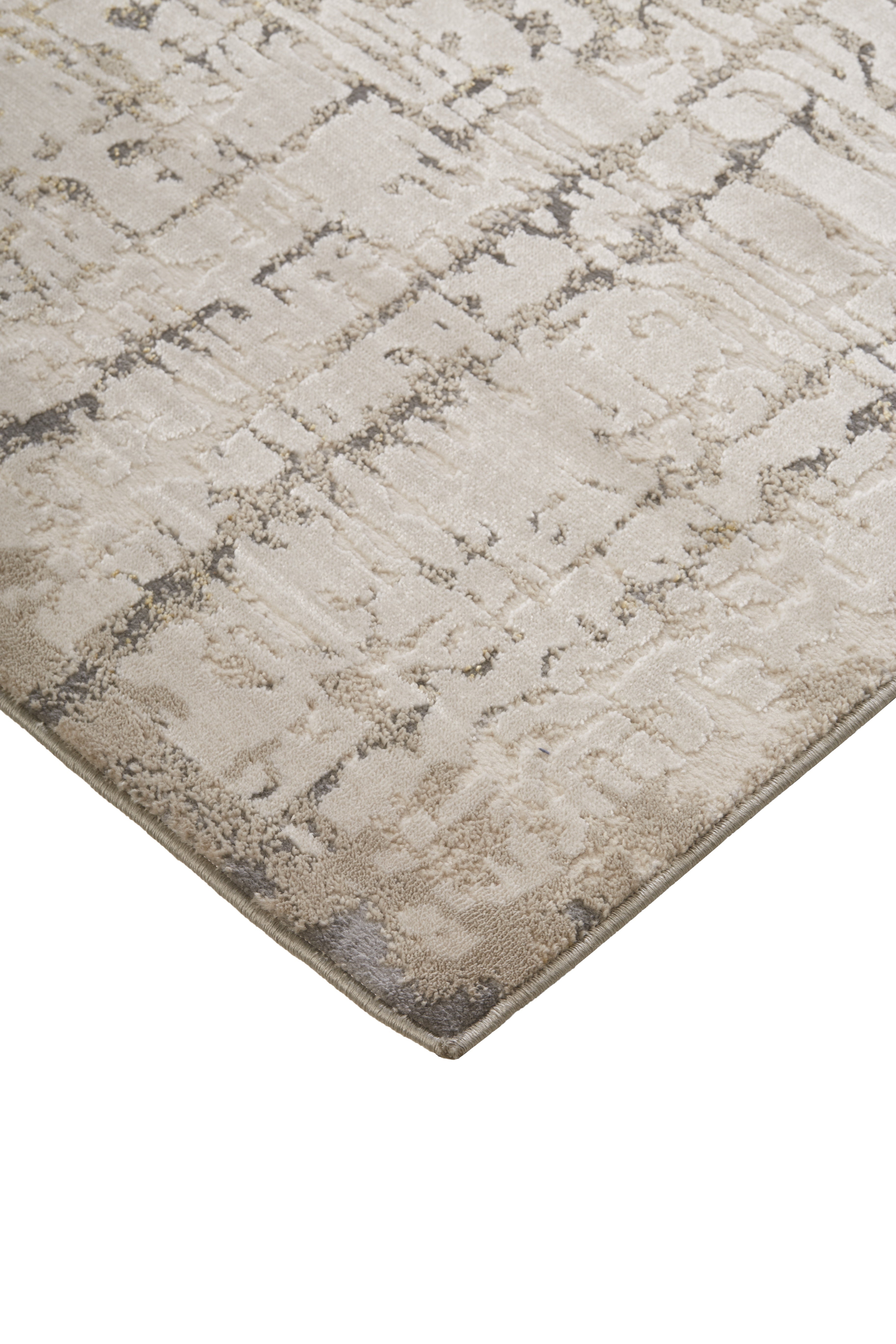 Waldor Modern Abstract - Ivory/Gray Area Rug