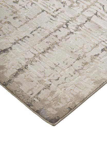 Waldor Modern Abstract - Ivory/Gray Area Rug