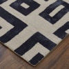 Lorrain Modern Geometric - Ivory/Black Area Rug