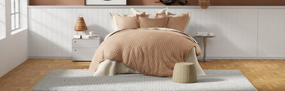 Matson Transitional Solid - Ivory Area Rug