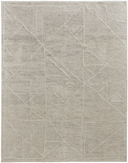 Alford Modern Solid - Ivory/Tan Area Rug