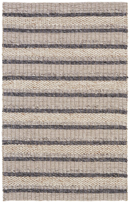 Berkeley Transitional Stripes - Ivory/Tan/Gray Area Rug
